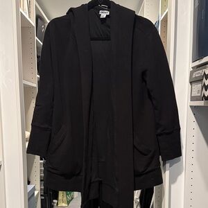 DKNY Black Open-Front Cardigan